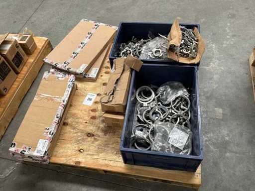 Partij diverse Spanbeubels buizen RVS