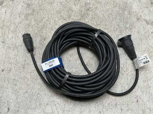 Jäger Direkt H07RN-F 3G2,5 25m Câble d’extension 25m
