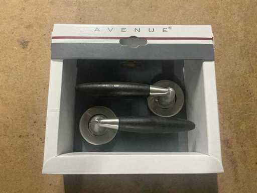 Set di maniglie della porta a rosetta rotonda Avenue Balistik (52x)