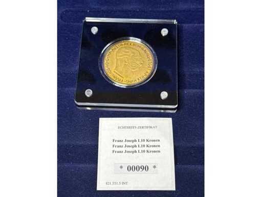 Franz Joseph 1,10 Kronen 1/200oz 999Feingold