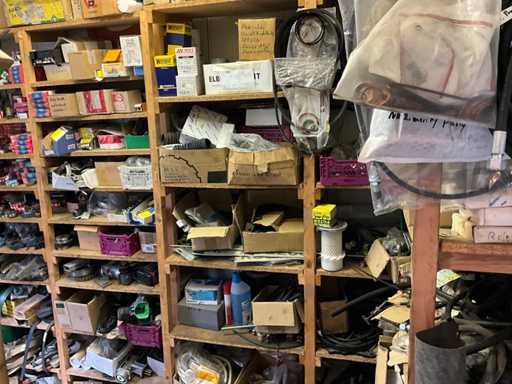 Contenuto delle parti del magazzino