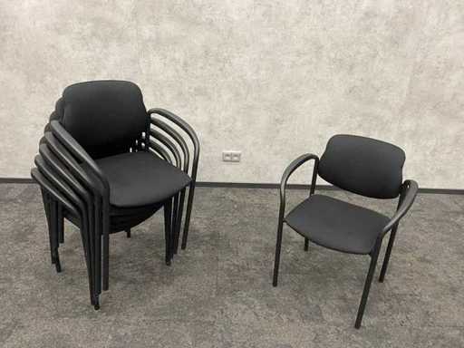 6x nestle conference chair black