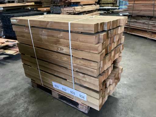 Impregnated pine post 150x8.8x8.8 cm (80x)