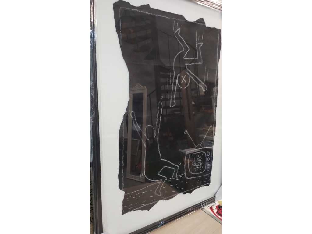 Keith Haring dessin à la craie 
