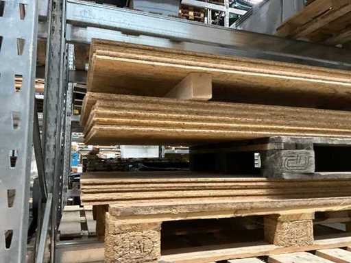12 pezzi OSB 3 piastre a scanalatura 22mm x 675mm in 2500mm