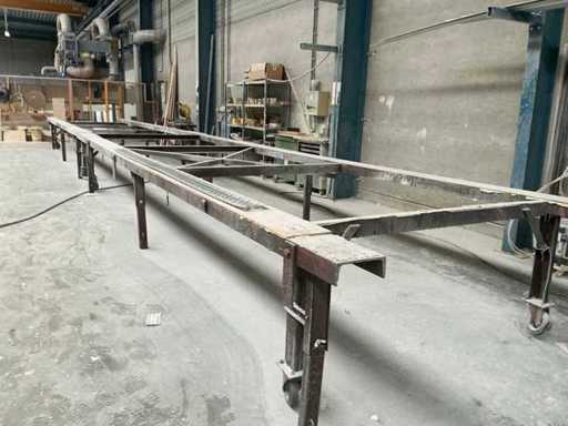 Profil-Stahlkonstruktionstisch (2x)