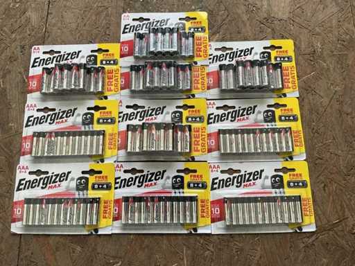 Energizer AAA-LR03  + AAA-LR6 Alkaline Batterij (120x)