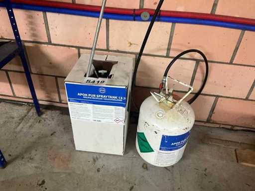 Apok pur spraytank 13.7 L hechtlijm (2x)