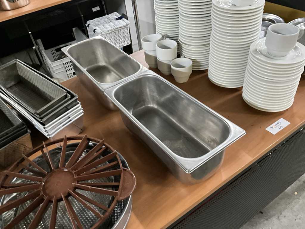 Vaschette per il ghiaccio in acciaio inossidabile (2x)