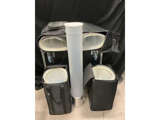 FASTLINE - Buisafdekkingen 60 – 120 voor Boxkolor (4x)