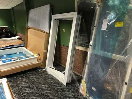 PVC top-hung window 1000 × 1600 mm