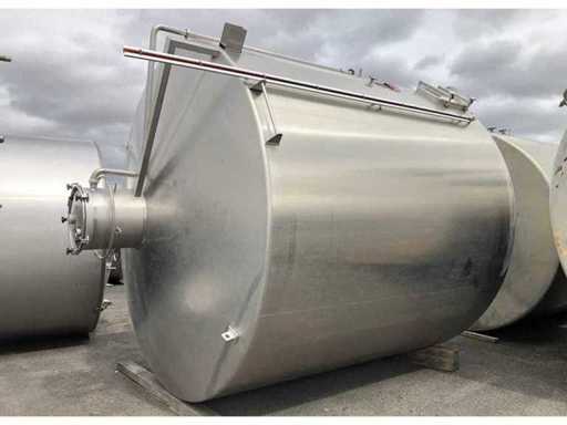 CHALVIGNAC - Cuve inox fond plat avec pente de 3% de stockage alimentaire 250 HL Vendue à l’unité