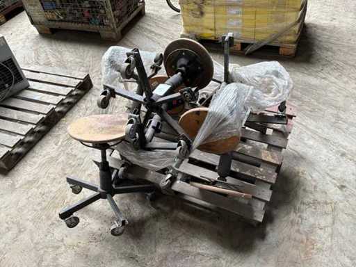 Tabouret mobile (6x)