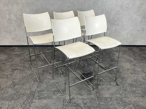 5x Gispen Casala Curvy - bar stool ZH76