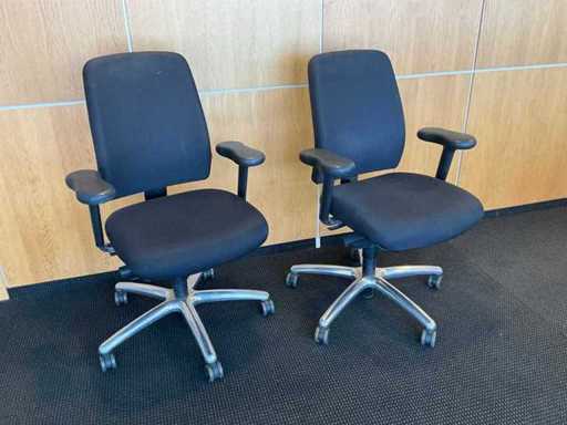 Fauteuil de bureau Drisag (2x)