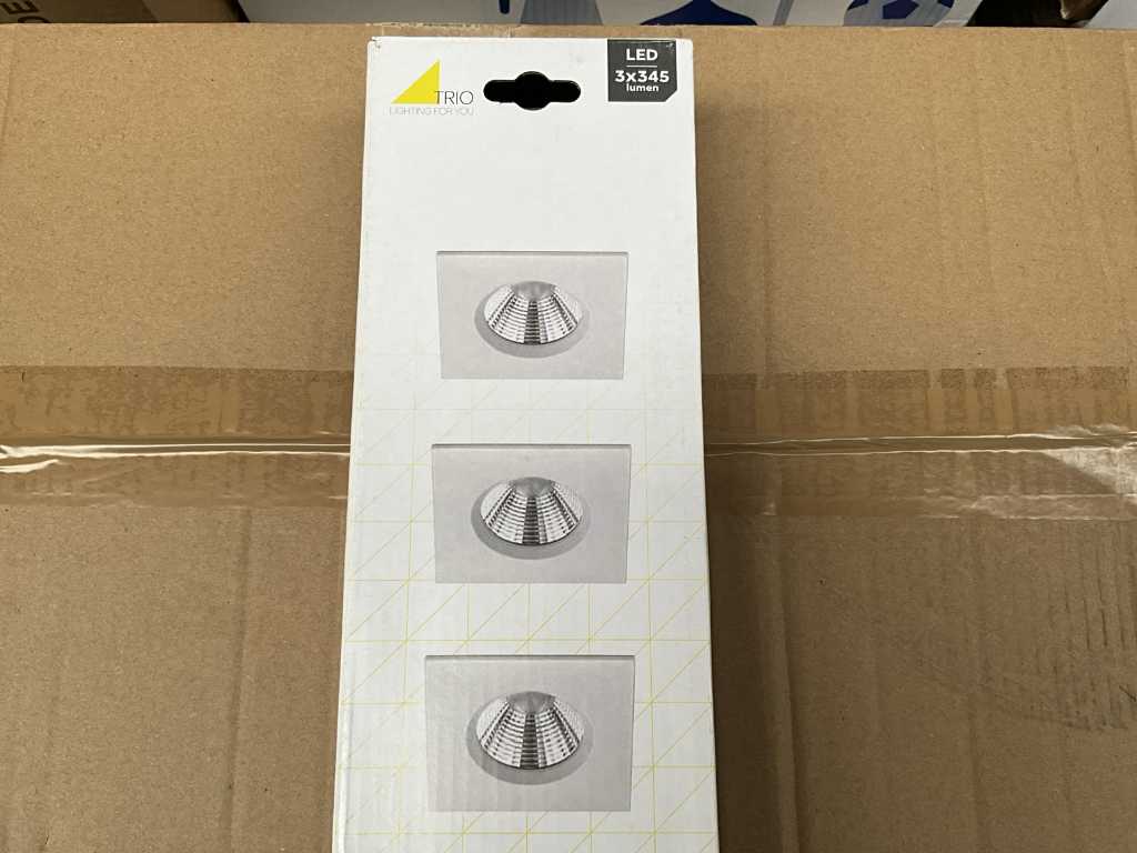 17 x verpakking ZAGROS inbouwspot TRIO-LIGHTING LED