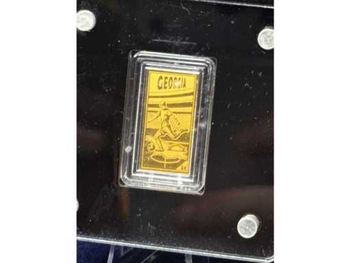 Football 2024 - Georgia | 1/500oz oro 999 fine