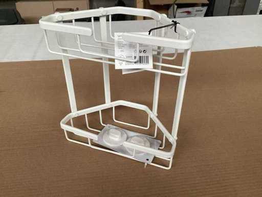 Differnz shower rack white, 25x13x30 cm (36x)