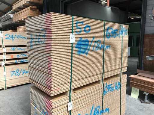 OSB sheets 18mm 635x1690mm