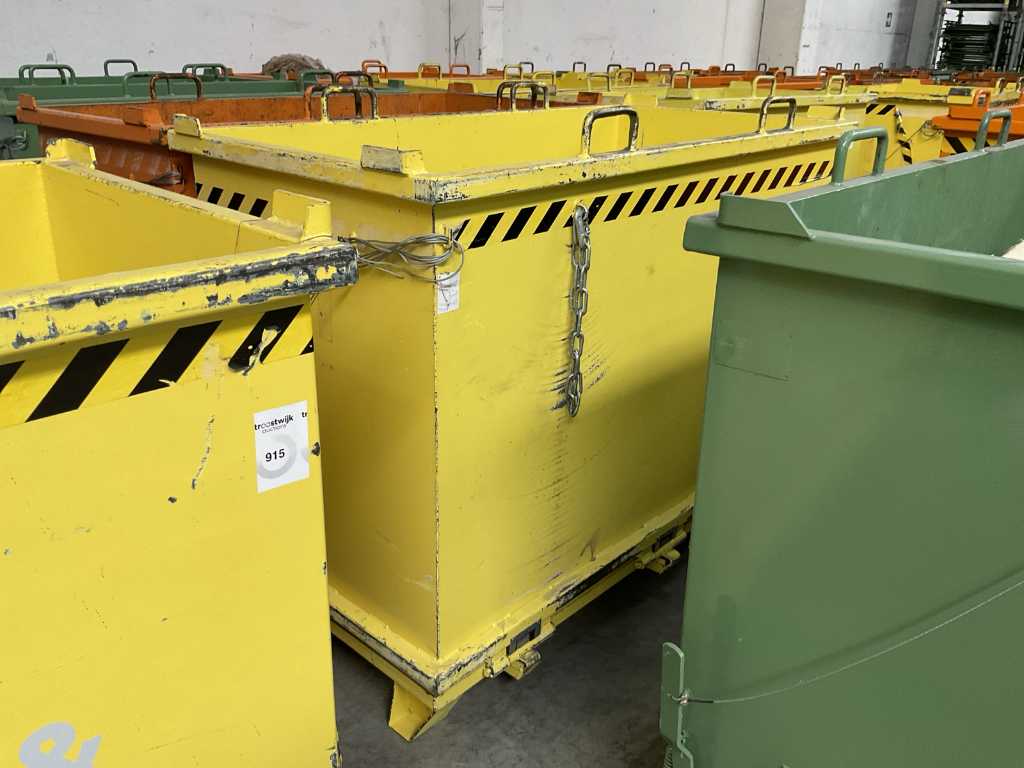 2009 Bauer SB 2000 Container pentru deșeuri cu clapetă de descărcare