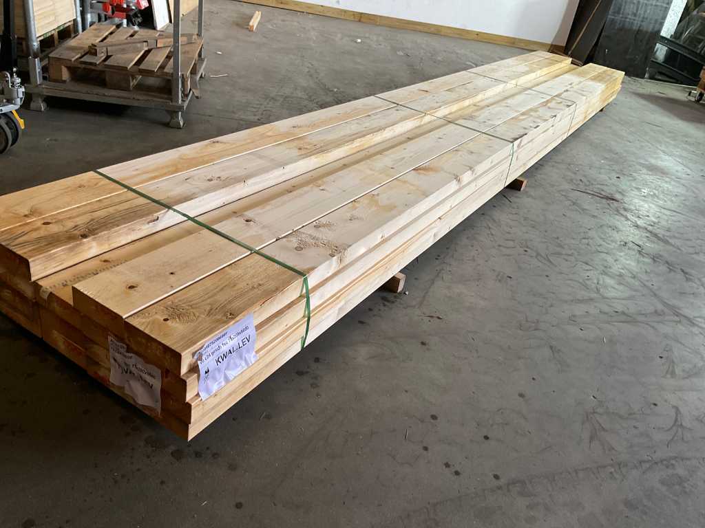 Spruce beam 660x19.5x7 cm (5x)