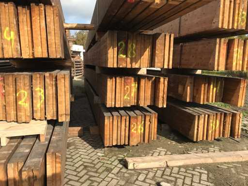 Wooden trusses 13.5x55x1060cm (6x)