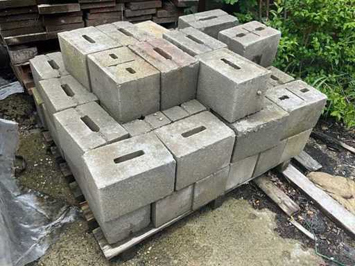 Dużo bloczków, betonu i kamieni Ytong