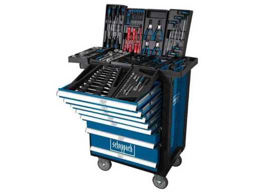 Scheppach TW1000 / 263-piece Tool trolley