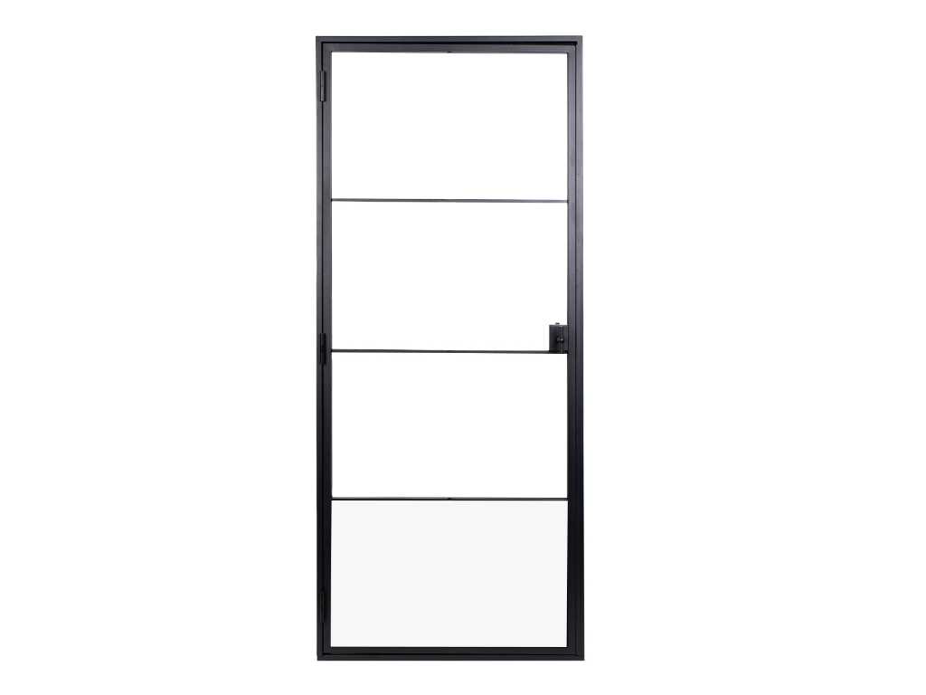 CLASSIC STEEL DOOR concept (4-glass division) made of high-quality steel, left-hand - 50x880x2040