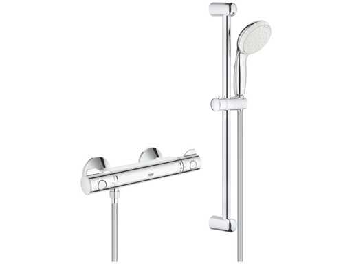 Grohe - Grotherm 800 - Baterie de du? cu bar? glisant? ?i du? de mân?.