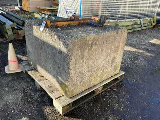 Ballast block, concrete