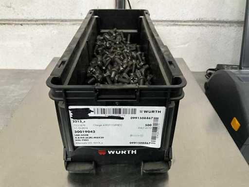 Würth 10.38 kg LBK schroef M8 x 20 in stapelbare bak