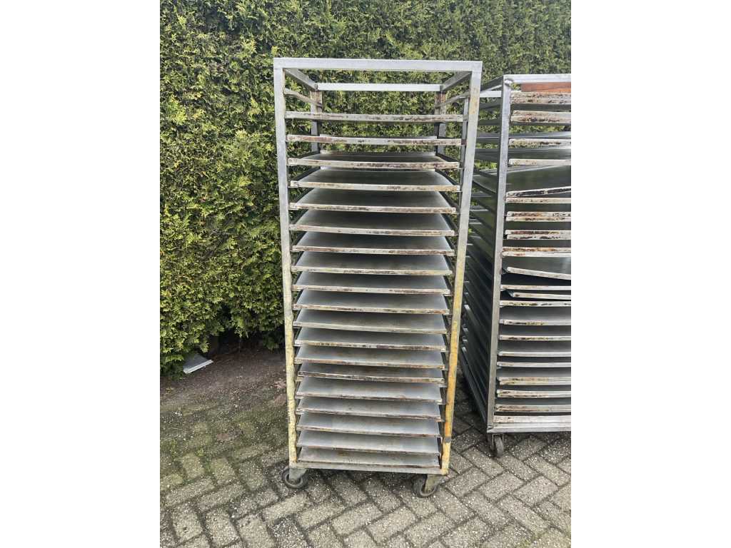Stainless Steel Cooling Trolley (2x)