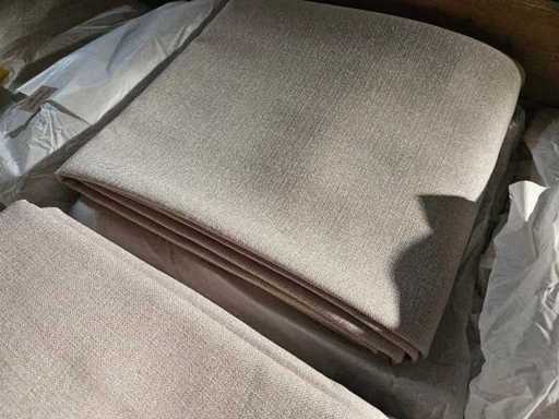 40x tafellaken 300x230cm zandkleur (100% polyester)