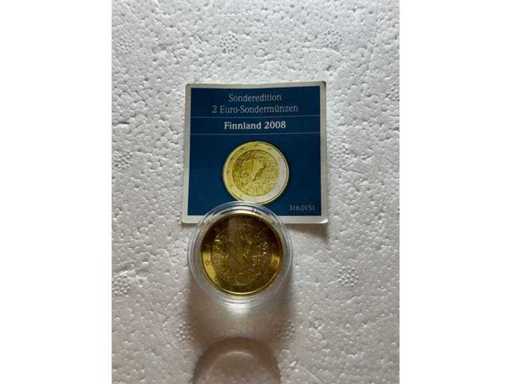 2€ vergoldet Finnland 2008