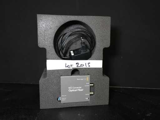 BLACKMAGIC - SET OF 2 BLACK MAGIC SIGNAL CONVERTER HD-SDI/3G TO OPTICAL FIBER - Video