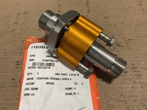Aeroquip Coupling assembly (3x)