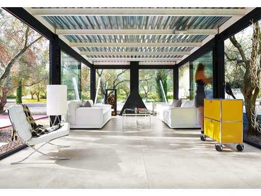 Vloertegel 17,28m² Beton Wit 60x120cm gerectificeerd