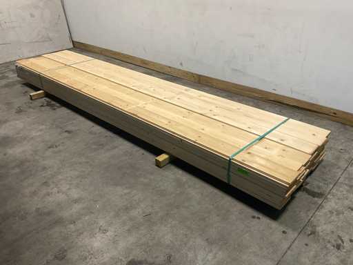 Trave di abete piallata 420x15x2 cm (73x)