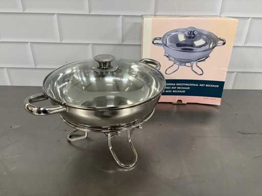 Stal nierdzewna – talerz do cięcia