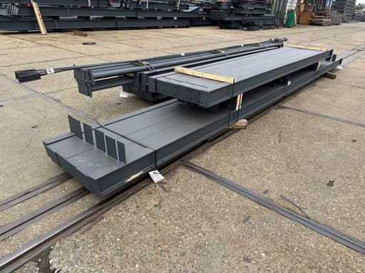 Lean-to - Steel construction 6.50 x 25.00 meters (162m2)