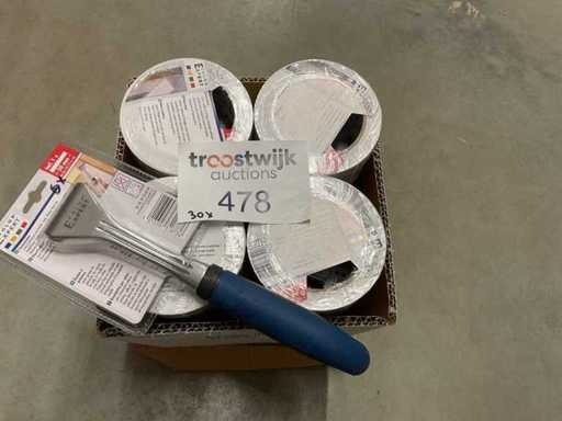 30-fach Farbschaber; Gipsband