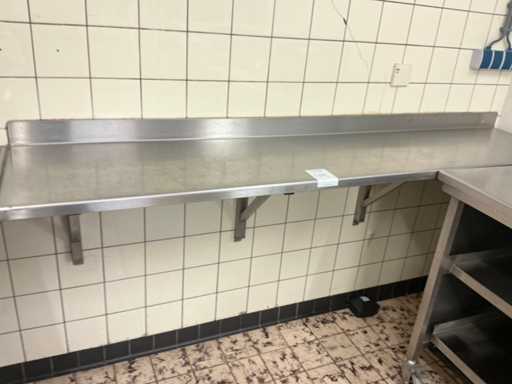 Roestvaststalen schap