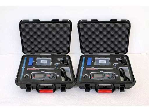 FREUTEK STR0002 2x Roughness Gauge do pomiarów wewnętrznych i zewnętrznych z obudową ABS