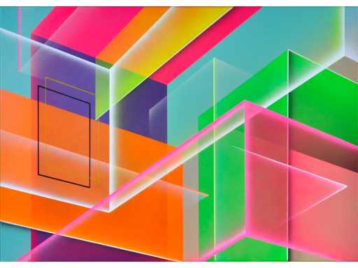 Pascal Brouwer - Acrilic și aerograf pe pânză