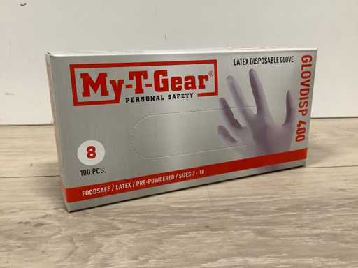 My-T-gear Glovdisp 400 Maat 8 Nitrilhandschoen (18000x)