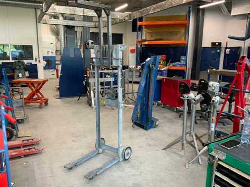 Sollevamento Genie Handy Officina su telaio mobile