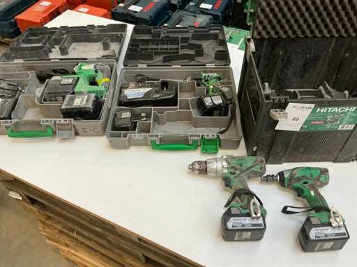 Hitachi Akkuloses Werkzeug (4x)