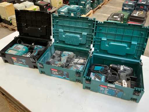 Perceuse à batterie Makita (3x)