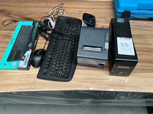 Série de divers accessoires électriques